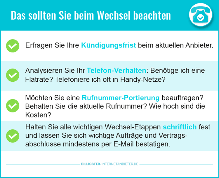 zum billigstern Telefonanschluss wechseln