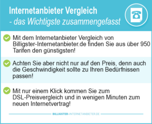 Internetanbieter Vergleich DSL