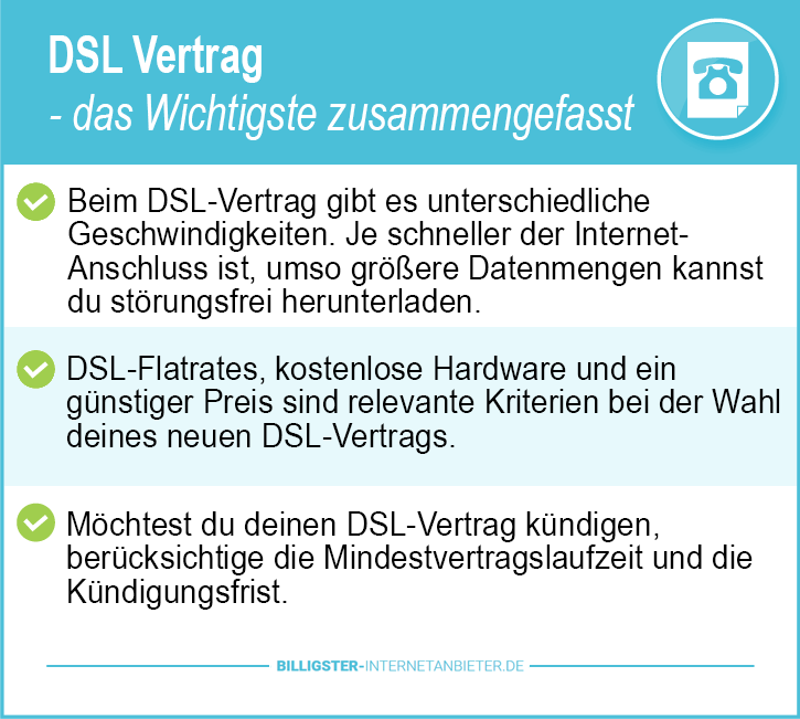 DSL Vertrag