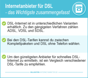 Internetanbieter DSL