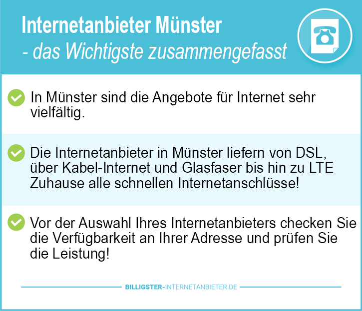 Internetanbieter Münster