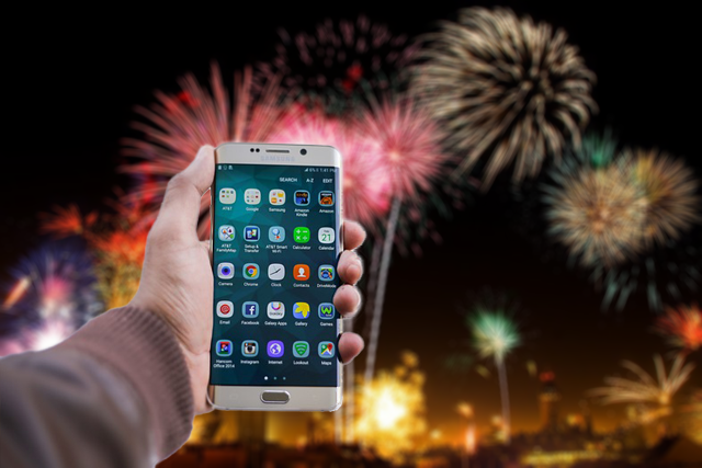 Mobiler Datenverbrauch zum Jahreswechsel